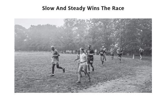 group of people running